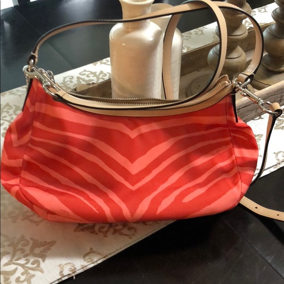 Coach Stripe Zebra Print Demi-crossbody - Picture 2 of 4